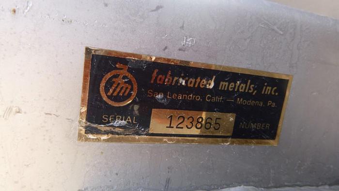 Used Bin, 25 CF, S/st, Tote, 190 Gallon, FLO-BIN, C/B (3) #S743594