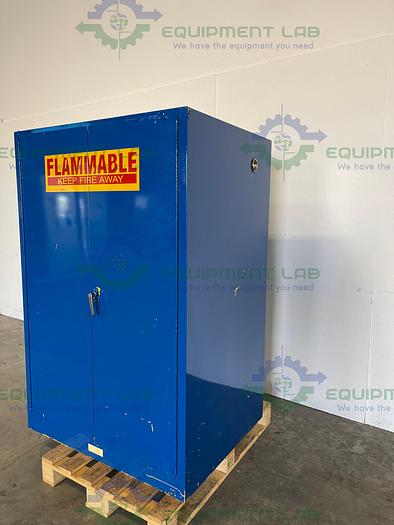 Used JustRite  90 Gallon Flammable Cabinet w/ Soft Close Doors