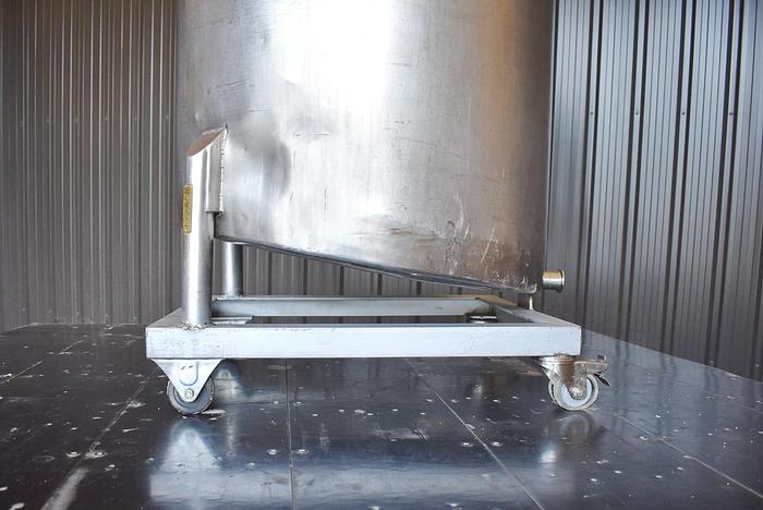 Used USED 75 GALLON STAINLESS STEEL TANK WITH TURBINE MIXER