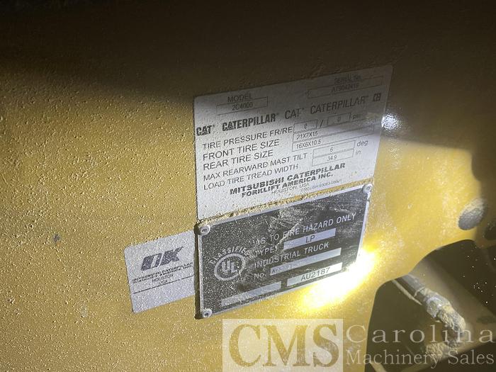 Used Caterpillar 2C4000 4,000 Lbs Forklift