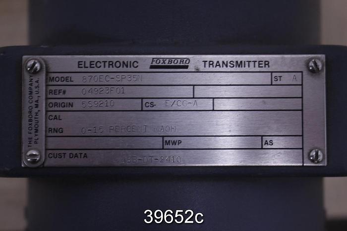 Unused Foxboro 870EC-SP35N Electronic Transmitter #39652