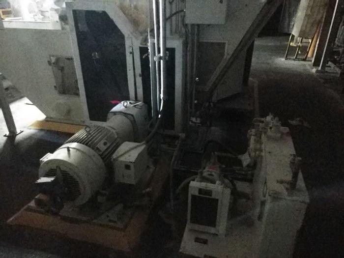 Used 90" EGAN HORIZONTAL TRACK REEL REWINDER WITH SLITTING