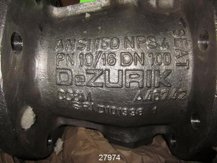 Used Dezurik-9601247-4" Vball Valve, 317 #27974