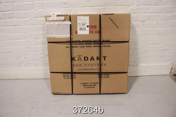 Used Kadant Doctor Blade, SPC Tellow Poly, .025"x3x131 #37264