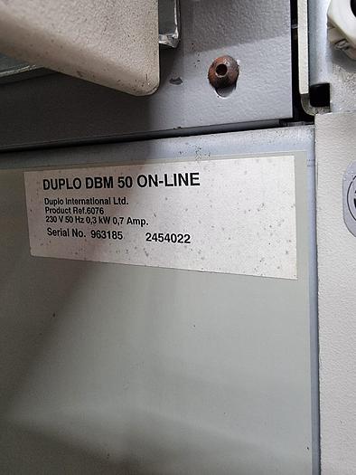 Used Duplo DBM 50 Fold Stitch Machine 