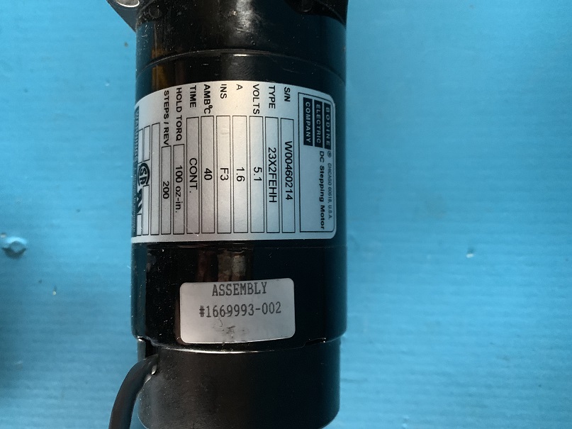 Used Bodine Electric DC Stepping Motor 23X2FEHH