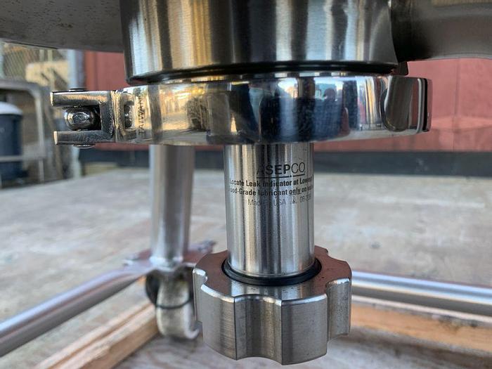 Used Tank, 50 Gallon, 316L Stainless Steel, Jacketed, FT/DB, Precision Stainless #S743608