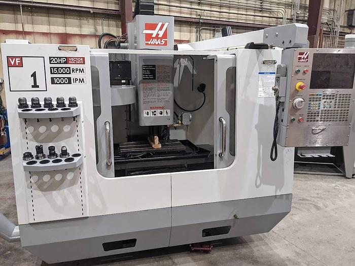 Used 2007 HAAS VF-1 5-Axis CNC Vertical Machining Center