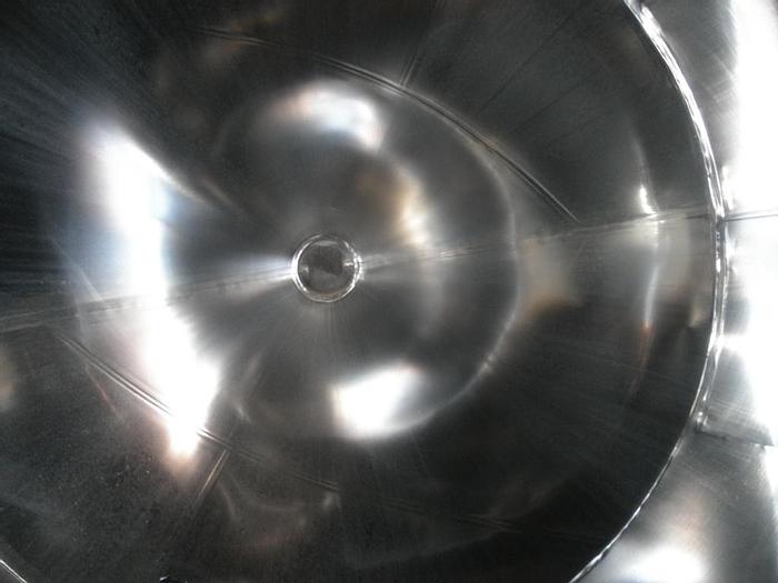 Used Mixer, Conical, 250 CF, 316 S/st, Slant Cone, 25 HP, #S741477