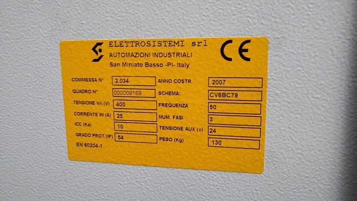Used Warehouse of automatic profiles Ciampalini