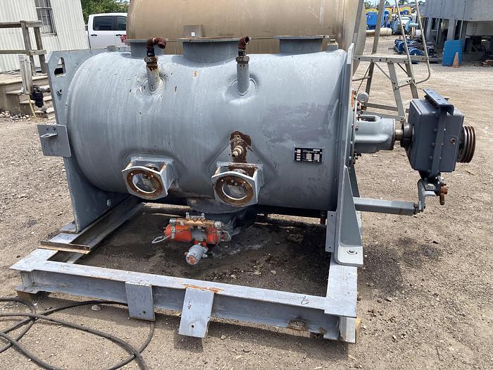 Used Used Littleford approximately 30 cubic feet carbon steel jacketed mixer