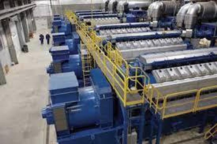 Used 140 MW 2011 Used Wartsila 20V34SG Natural Gas Generator