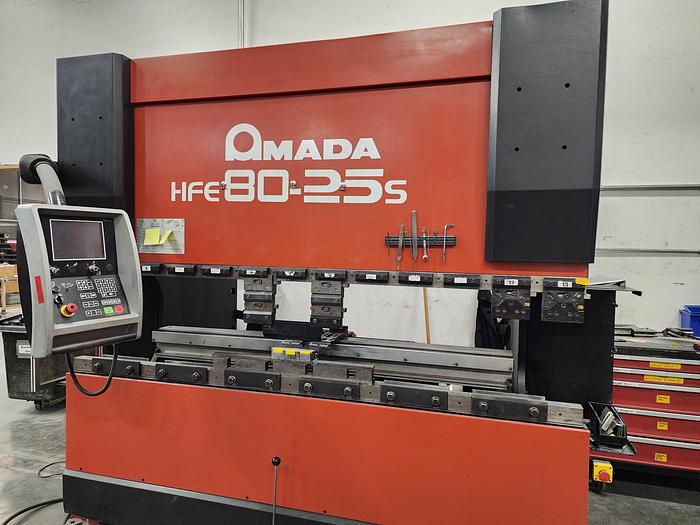 Used 2001 - 88 Ton Amada HFE-8025S CNC Press Brake