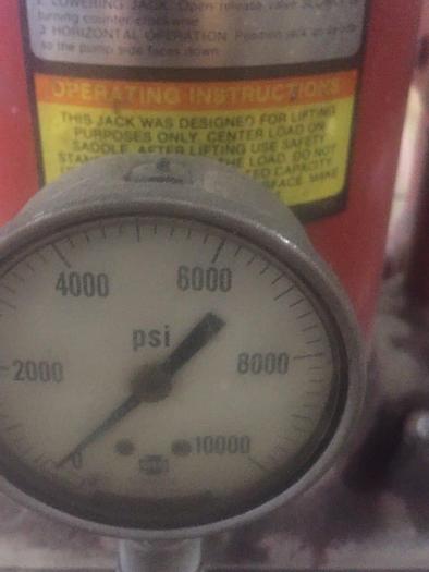 Used 9″ X 9″ UP ACTING 4-POST HYDRAULIC PRESS WITH HEATED PLATENS (#9118)