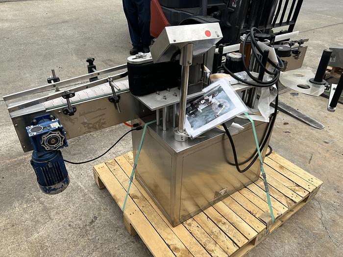 Used Labeler, Pressure Sensitive, American Packaging, Mdl ALM-Twister #S744564