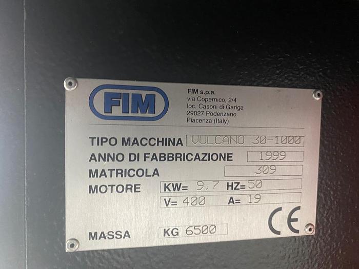 Used 1999 FIM Vulcano 30/1000 CNC Punching Machine