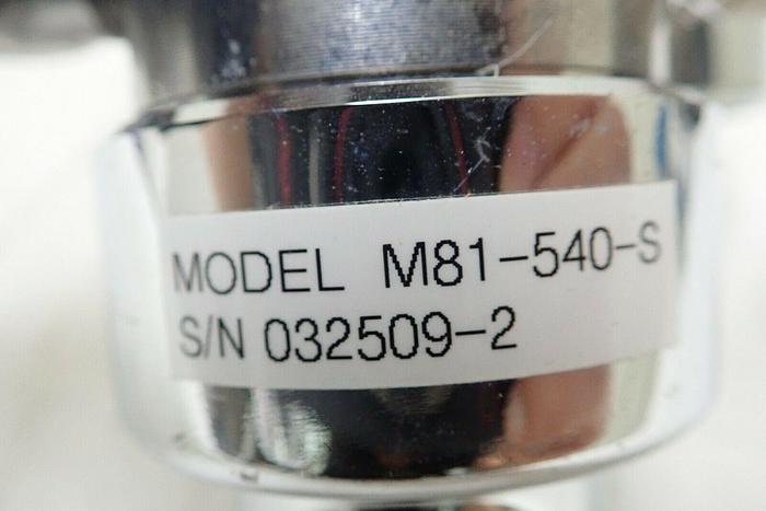 Used Matheson Tri-Gas M81-540-S Pressure Regulator w/ 3000psi 63-3133 Gauge