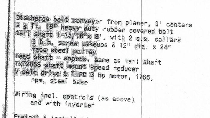 Used Yates American A62 Planer Mill