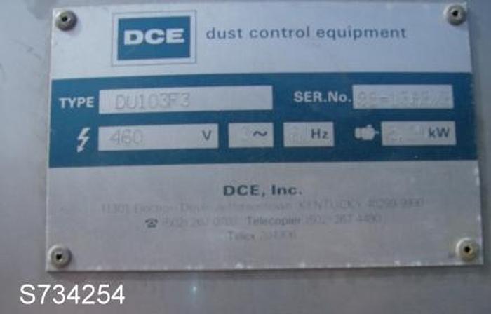 Used Dust Collector, Baghouse, Type DU103F3, Dust Control Equip, #S734254