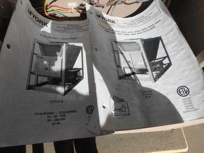 Used Pace Company P-36 Air Handler With York Chiller - Outside