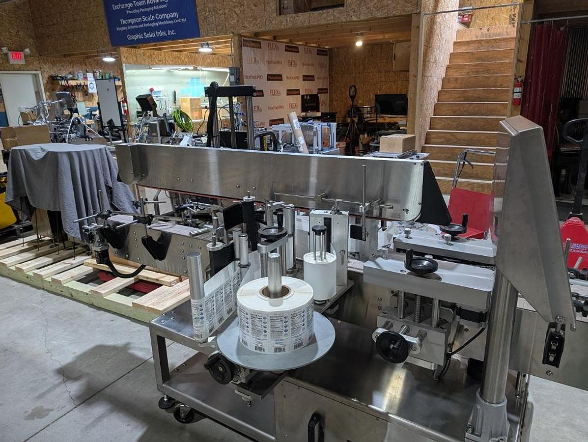 Used Front & Back Pressure Sensitive Labeler