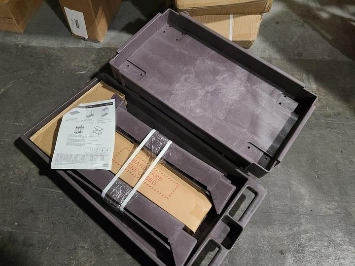 Used Grainger 5UTH8 Lipped Shelf Rolling Cart NEW IN BOX! 4 Available Dark Gray