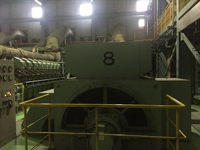 Used Mitsubishi 18KU30A engine with Toshiba generator 6280 KVA each, 50 MW power plant.