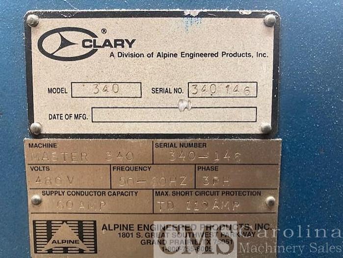 Used Clary Model 340 Component Saw