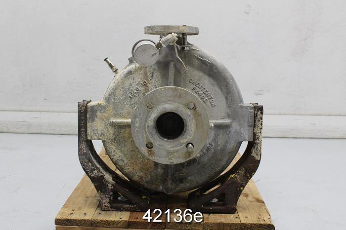 Used Chesterton P240s 1.5x3x13 Pump, Stainless Steel Casing #42136