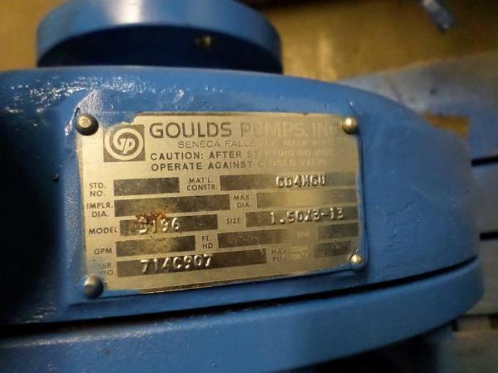 Used Goulds 3196 1-1/2x3x13 pumps