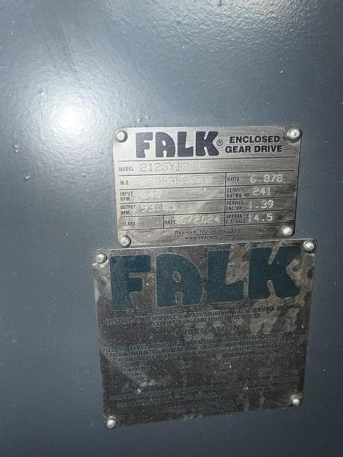 Falk 2125YB2-L Enclosed Gear Drive Ratio: 6.878 (NEW)