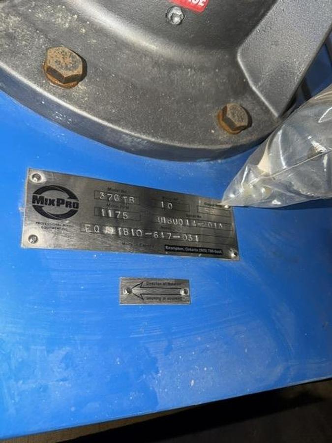 MixPro 37GTB 10 HP Agitator