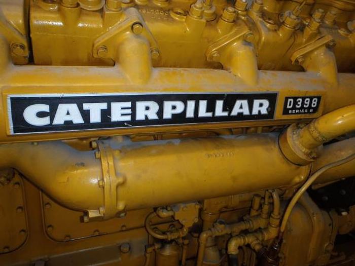 Used Caterpillar D398 600 KW Standby Generator w/612 Hours
