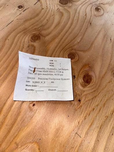 Refurbished Titan Hydraulic Motor HMS 910.1 4650 psi