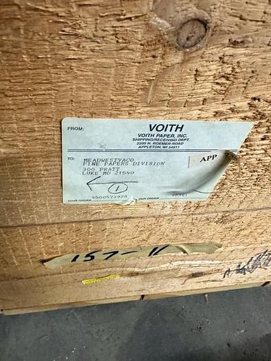 Voith Sulzer Bird 100 Screen Basket with .010 Slots New in Crate