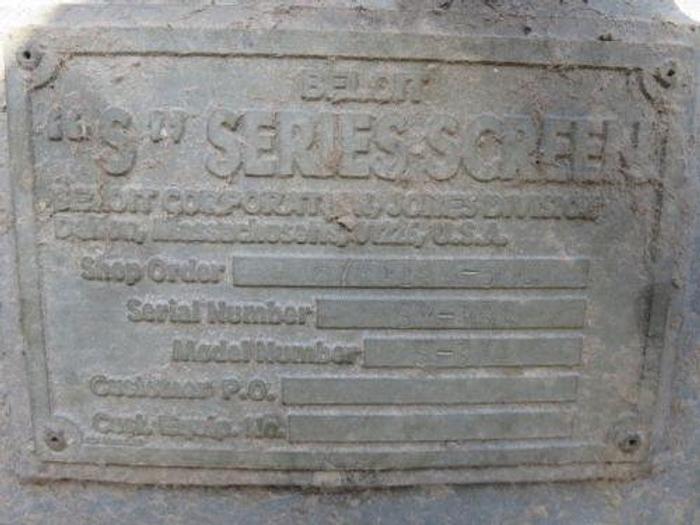 Used Beloit S-32 Screen