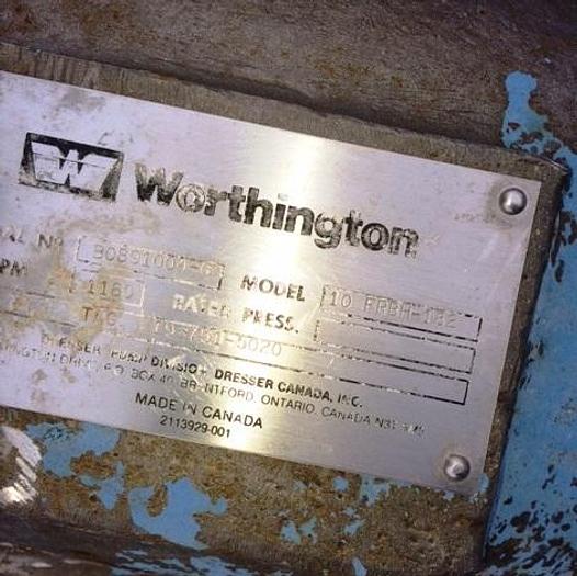 Used Worthington 10FRBH-182 Pump