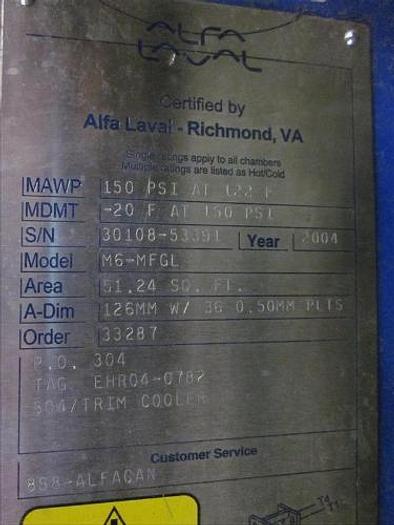 Used Alfa Laval Plate Heat Exchanger – SOLD!
