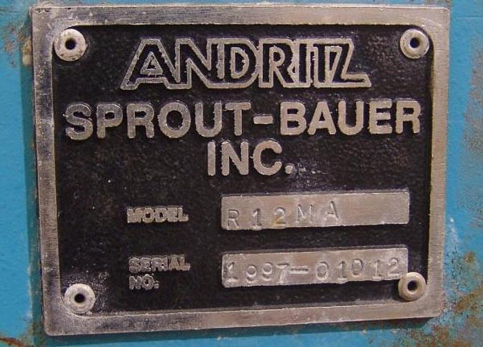 Used Andritz R12MA Refiner