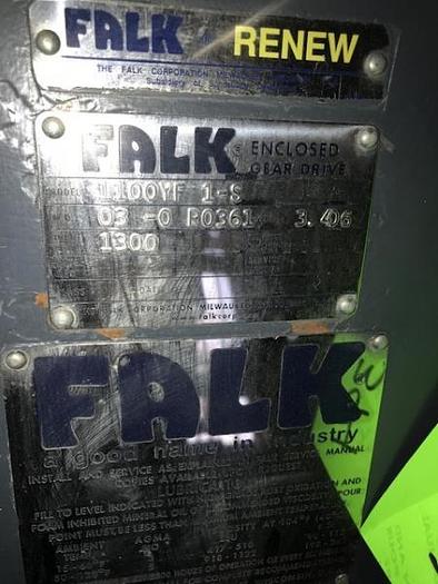 Used Falk Gear Reducer 600 Hp Ratio: 3.406  (Rebuilt)