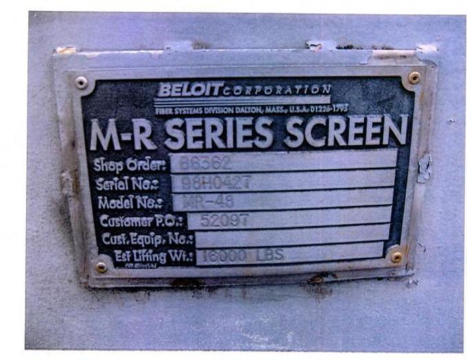 Used Beloit MR48 Screen – SOLD!