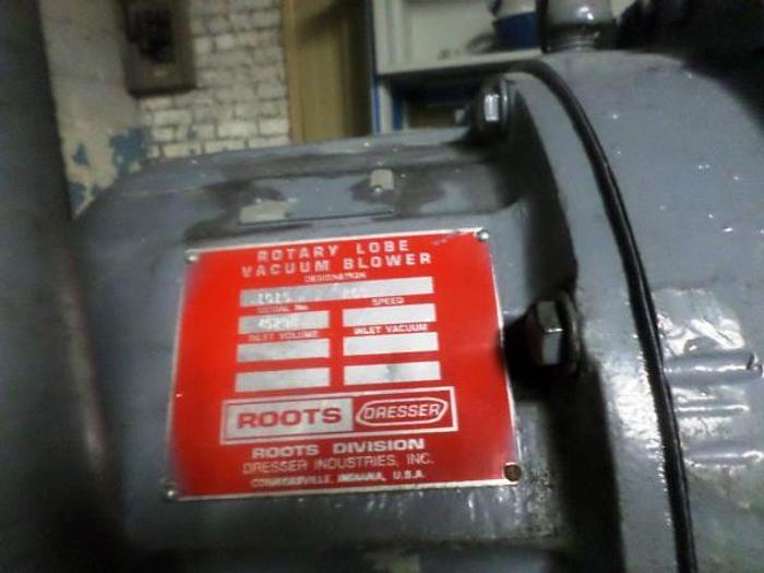 Used Dresser Roots Model RGS 1015 Vacuum Blower – SOLD!