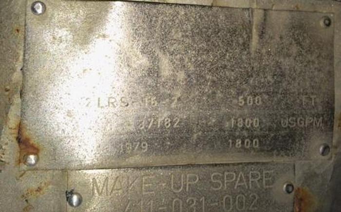 Used Ahlstrom 2LRS-15-2 2 stage liquor male-up Pump – SOLD!