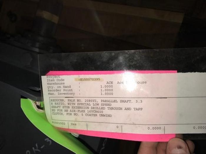 Used Falk Gear Reducer 75 Hp Ratio: 3.318 Rebuilt