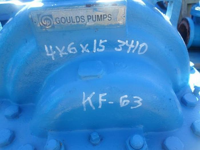 Used Goulds 3410 4x6x17 Pump