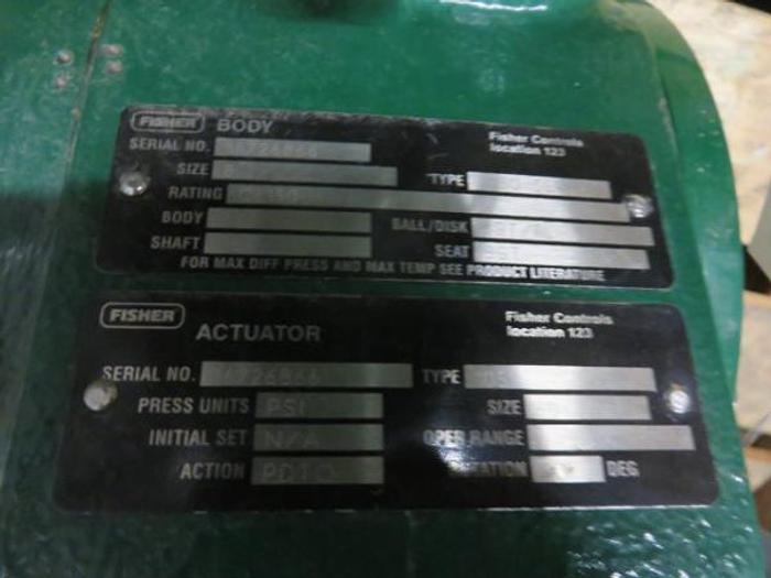 Used Fisher 8″ V150 V-Ball Control Valve (new)