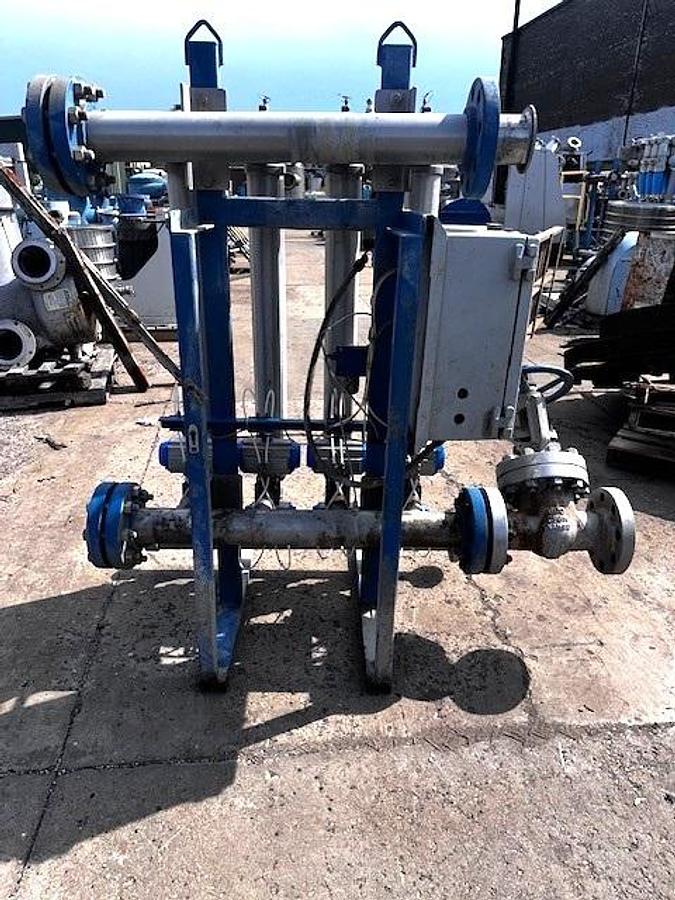 Used AES Eaton 4 Bank tubular Backwash Filter with Controls