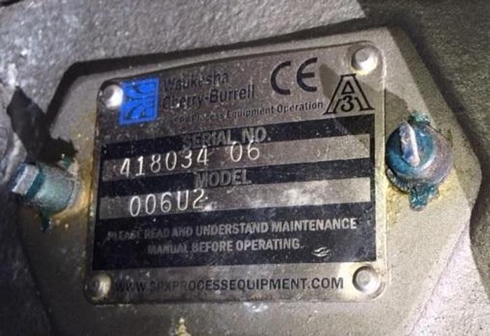 Used Waukesha Cherry Burrell Model 060 U2 SS Pumps (Unused) -SOLD!