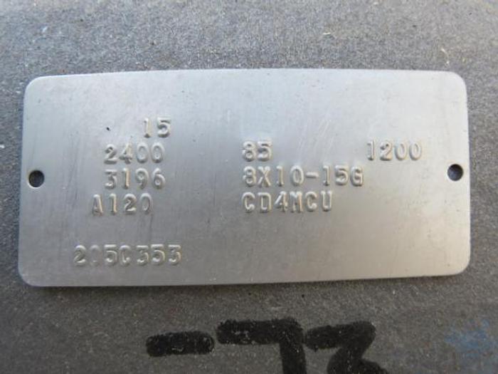 Used Goulds 3196 XLT-X 8x10x15G