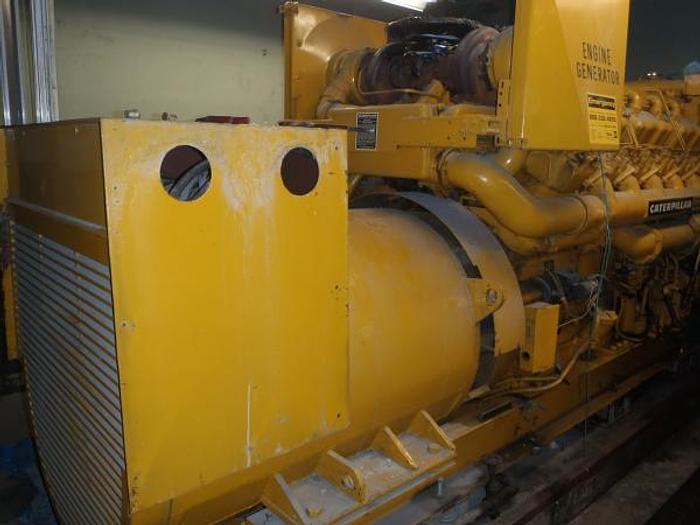 Used Caterpillar D398 600 KW Standby Generator w/612 Hours